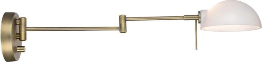 Halo Design 740222 - Настенен аплик KJOBENHAVN 1xG9/28W/230V месинг