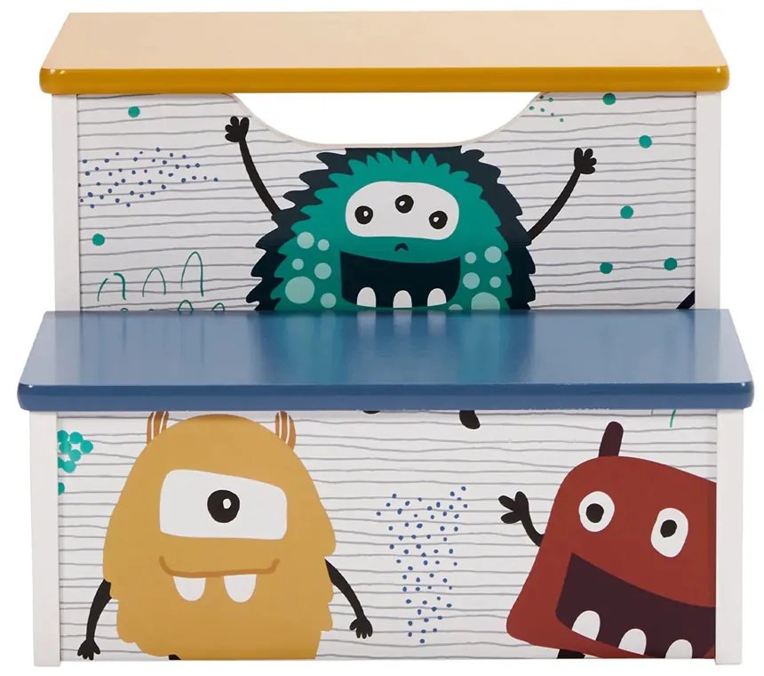 GINGER HOME Дървено столче 2в1 MONSTER