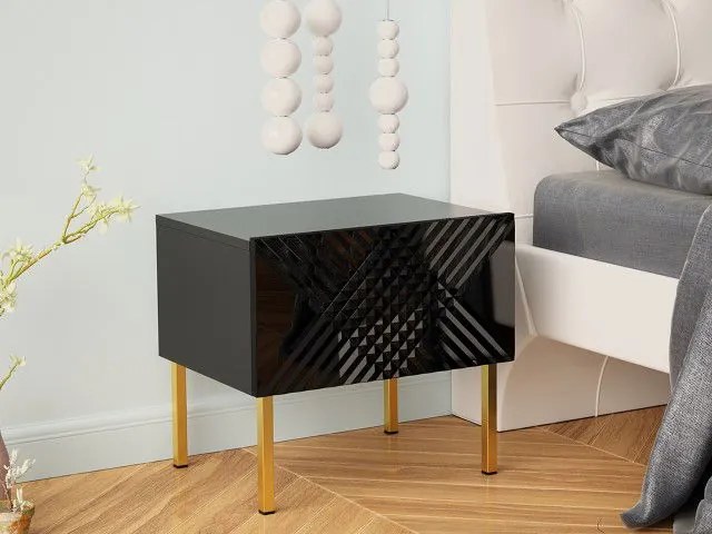 Нощно шкафче Exito-Black