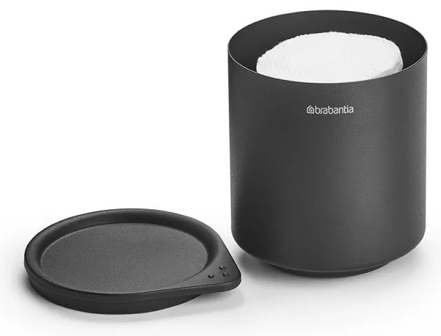 Кутия за аксесоари за баня Brabantia MindSet Mineral 1005686, Противоплъзгаща основа, Минерално покритие, Сив