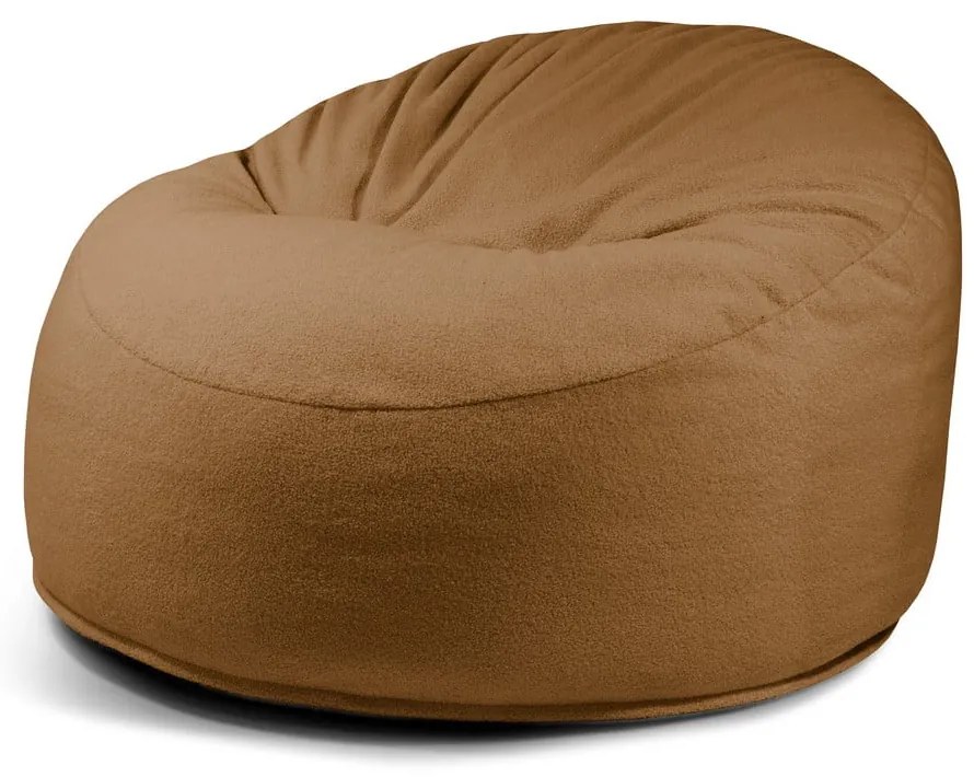 Кафяв пуф от букле Om 110 – SLOWDOWN
