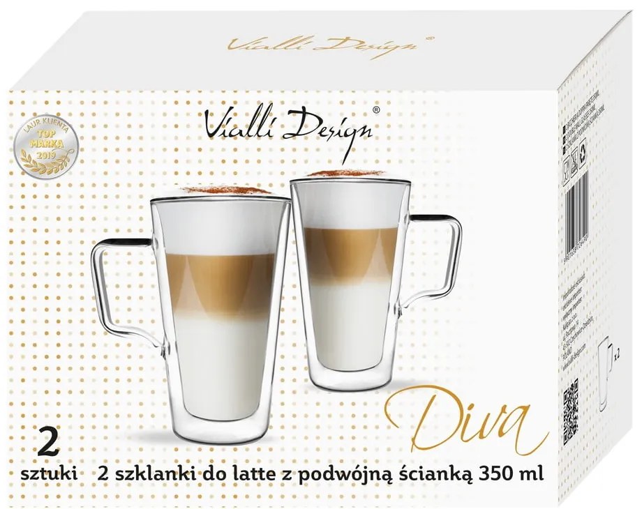 Чаши в комплект от 2 бр. 350 ml Diva – Vialli Design