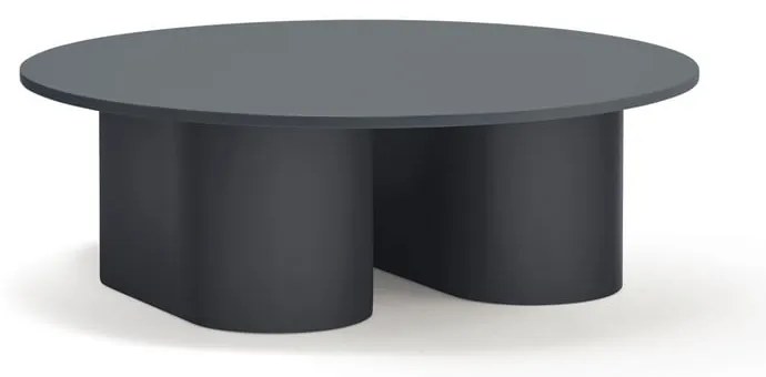 Антрацитна масичка за кафе 110x111 cm Totem – Teulat