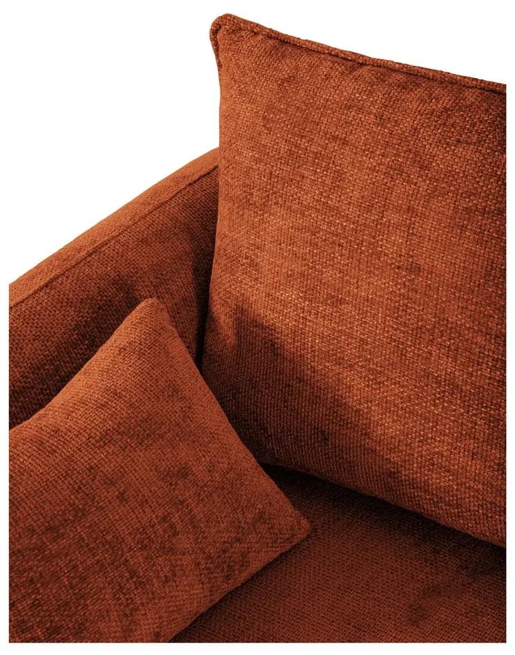 Оранжев ъглов диван (ляв ъгъл) Matera - Cosmopolitan Design