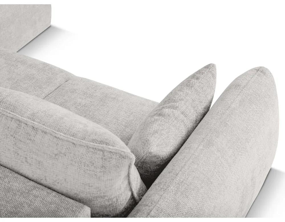 Светлосив ъглов диван (десен ъгъл) Matera - Cosmopolitan Design