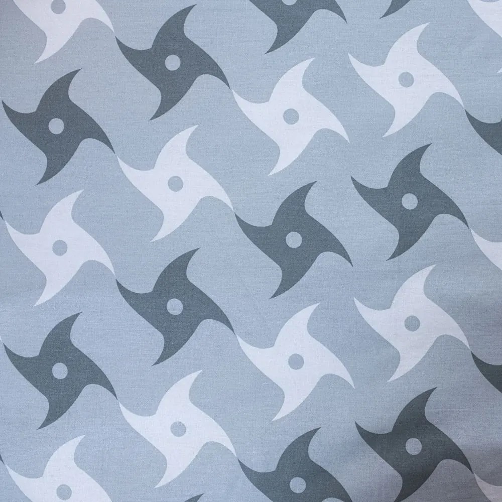 Единично памучно детско спално бельо 140x200 cm Naruto "Grey" – Jerry Fabrics