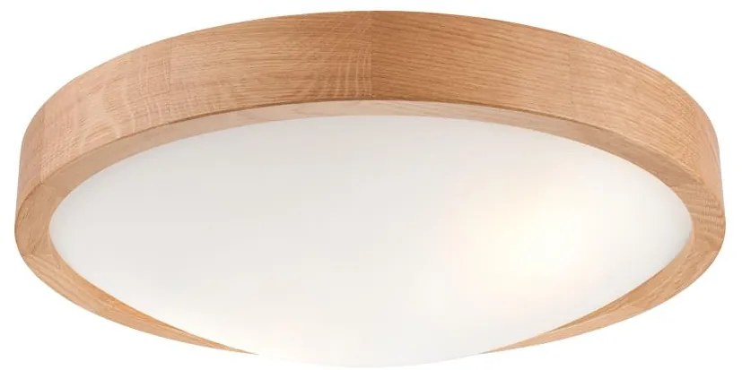 Потолен лампион OAK SLIM 2xE27/60W/230V дъб Ø37 см