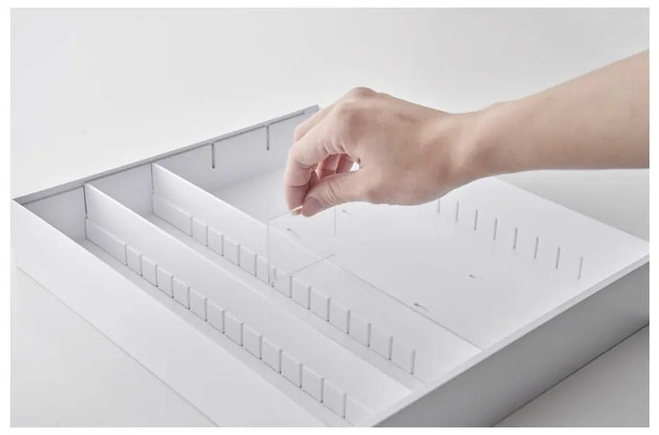 Бял пластмасов бюфет за чекмеджета 47,5 x 35 cm - YAMAZAKI