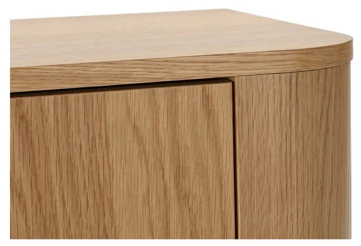 Шкафче от декор от дъб в естествен цвят 100x133x40 cm Padoc – MOME