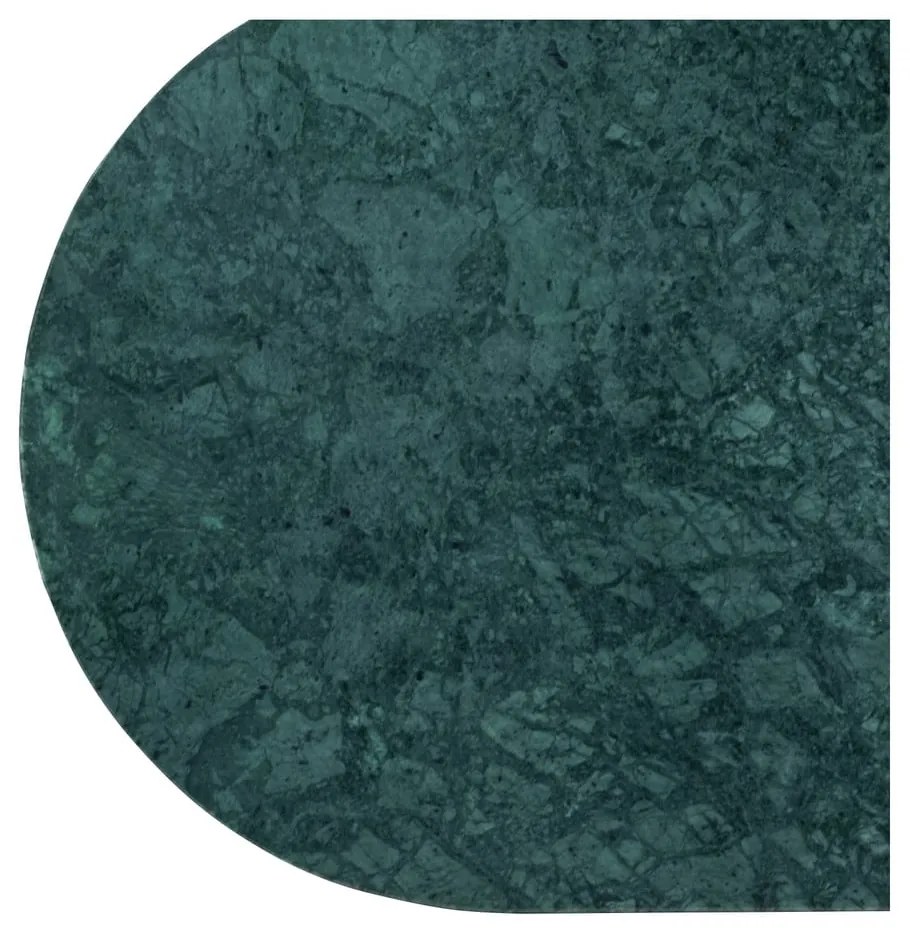 Тъмнозелена мраморна масичка за кафе 34x58 cm Nusa – Hübsch