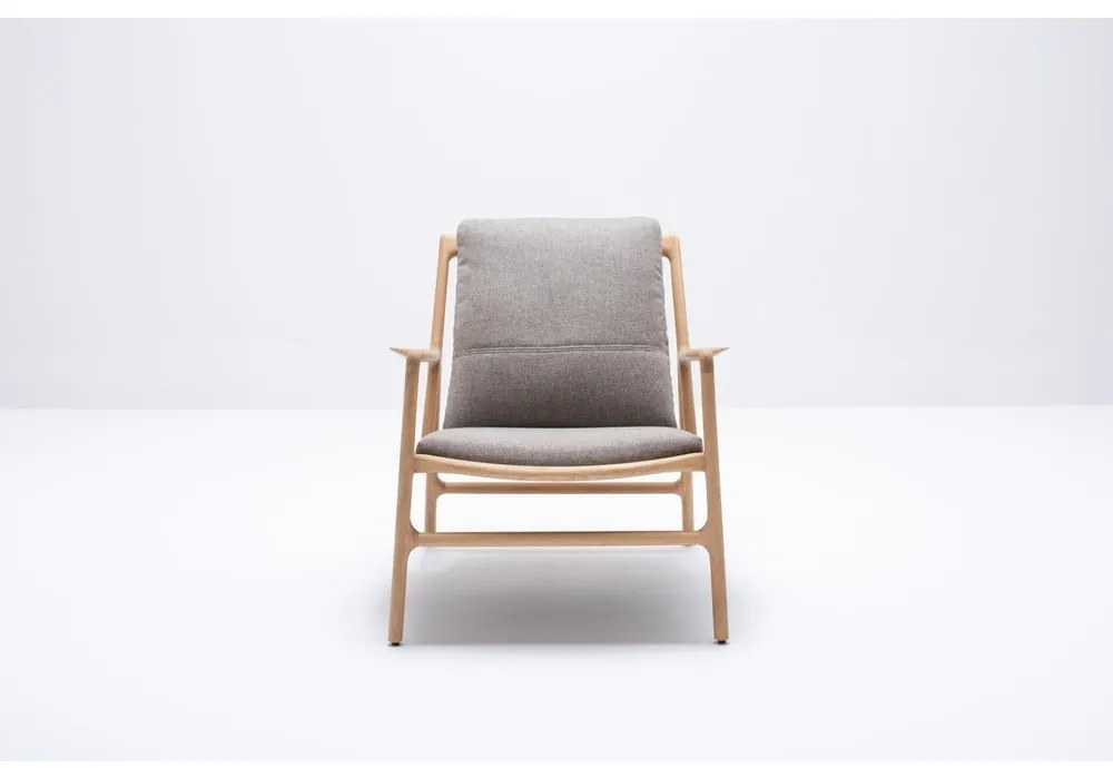 Фотьойл в сиво-натурален цвят Dedo - Gazzda