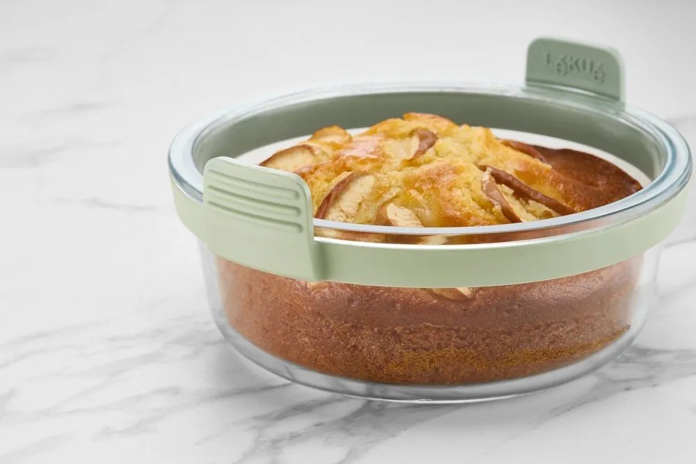 Стъклена форма за печене 20,5x19,5 cm – Lékué