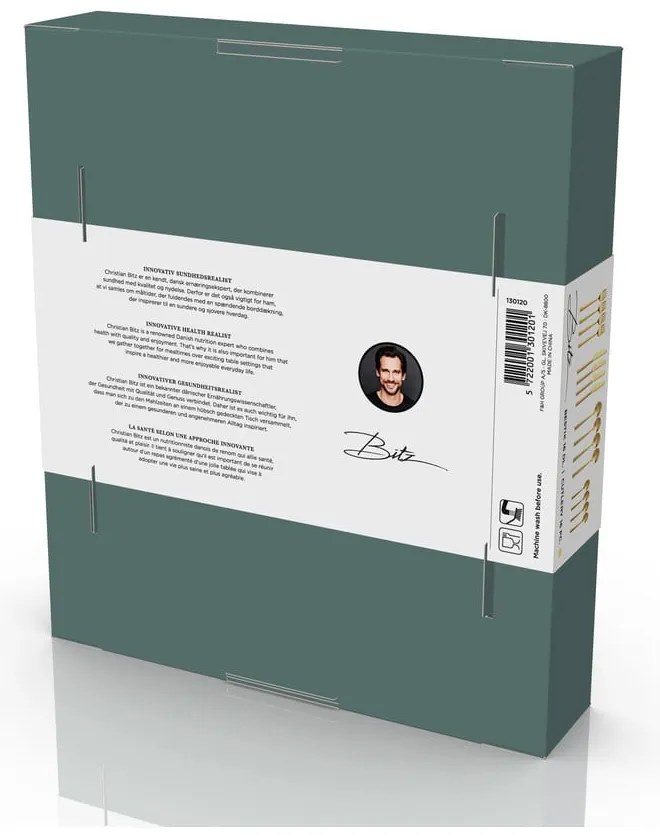 Стоманен прибори за хранене 16 бр. в месингов цвят Brass – Bitz