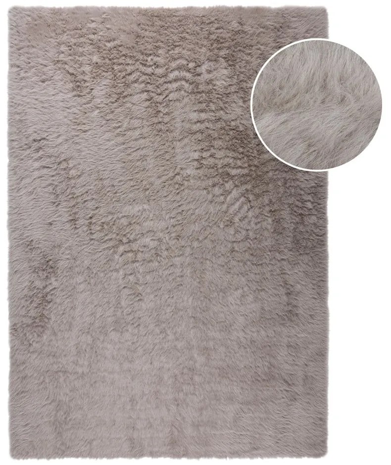 Кафява синтетична кожа 80x150 cm Alpine Faux Fur – Flair Rugs