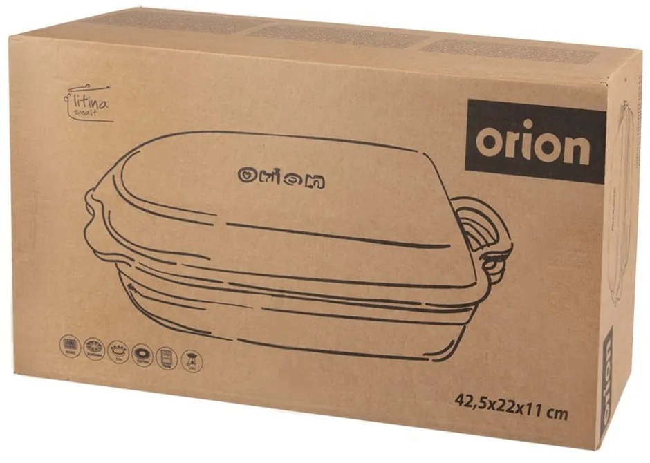 Чугунен съд за готвене 22x42,5 cm LITINA SMALT – Orion