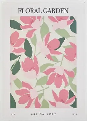 Постер с рамка atmosphera Fleur de Rose, Асорти, 50×70 cm