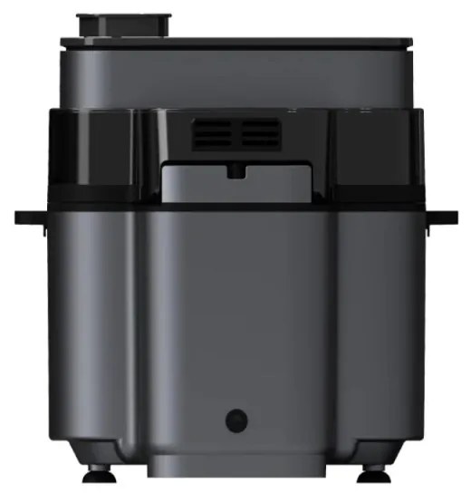 Фритюрник с горещ въздух Midea MF-CY75A2, 1700W, 7.3L, LED дисплей, Изсушаване, Технология JuicyCrispy, Сив