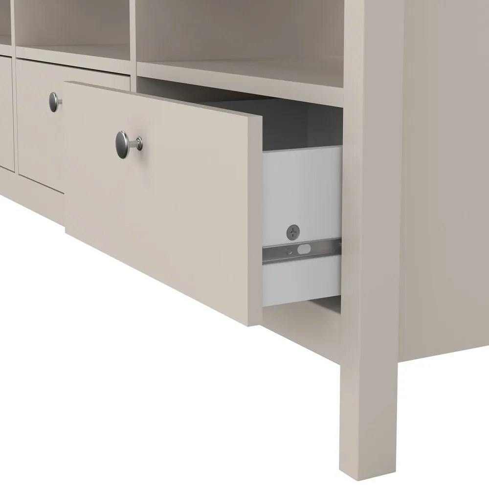 Сиво-бежова маса за телевизор 151x54x38 cm Madrid – Tvilum