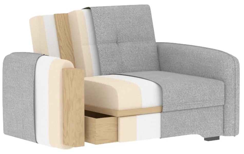 Тъмносиво кресло Laine – ELTAP