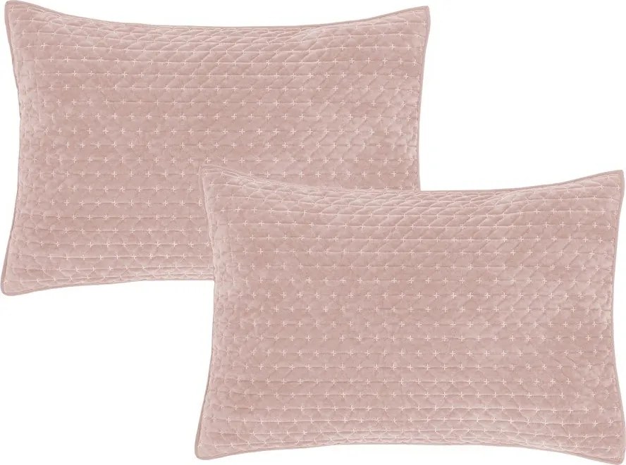 Декоративни възглавници в комплект 2 бр. 50x75 cm Attica Velvet – Bianca