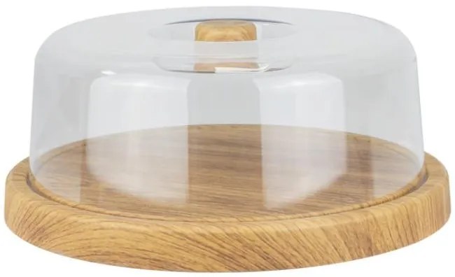 Еvelin - Плато с капак, кръгло, ф31xh13см, полистирен, WILLOW BUFFET-(10503-CW)