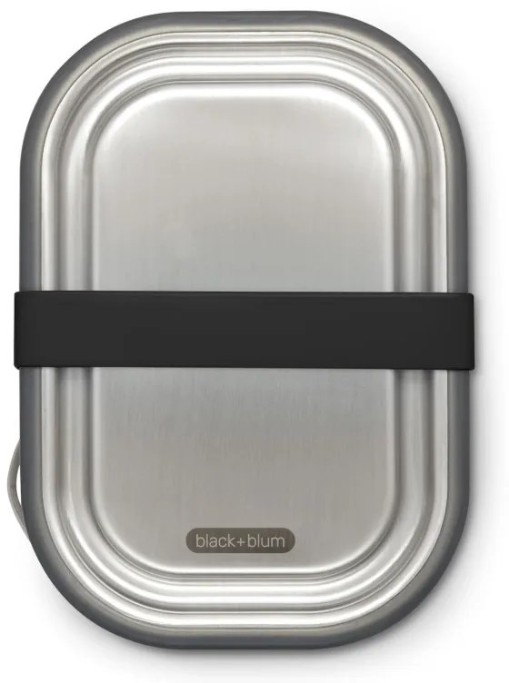 Кутия за храна Black+Blum BAM-SS-L018, 1 l, Правоъгълна, Подходяща за фурна, Без BPA, Неръждаема стомана, Сив