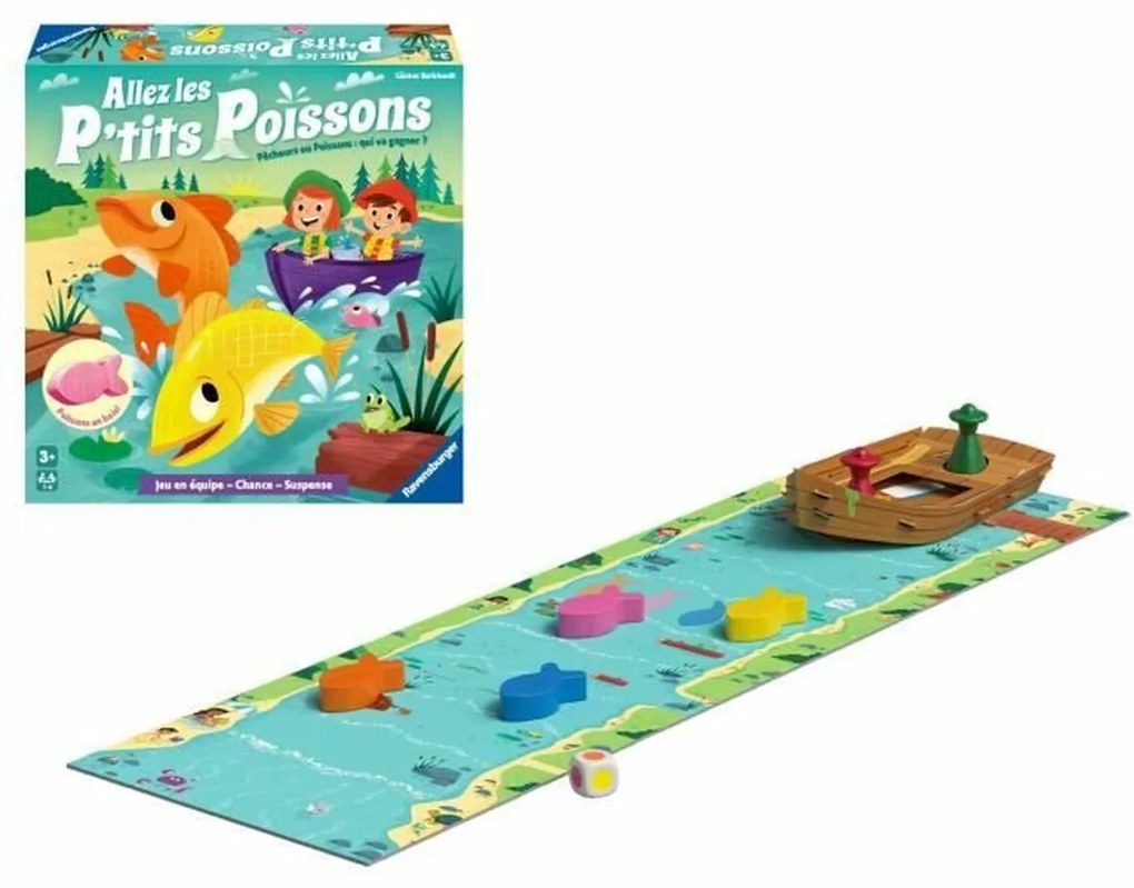 Настолна игра Ravensburger Allez les P'tits Poissons (FR)