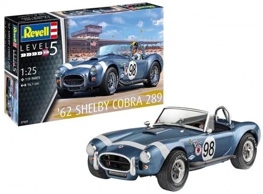 Автомобил ′62 Shelby Cobra 289 - сглобяем модел