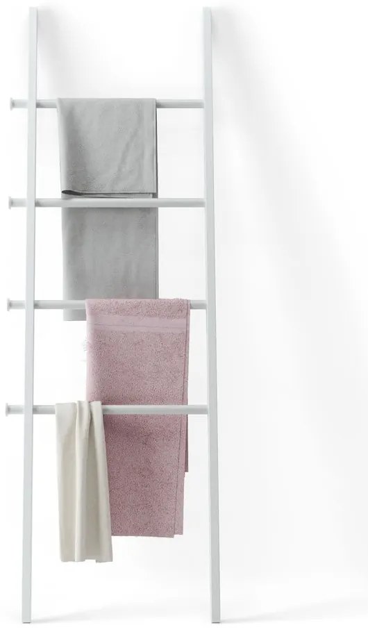 Бяла декоративна стълба от тополова дървесина Leana - Umbra