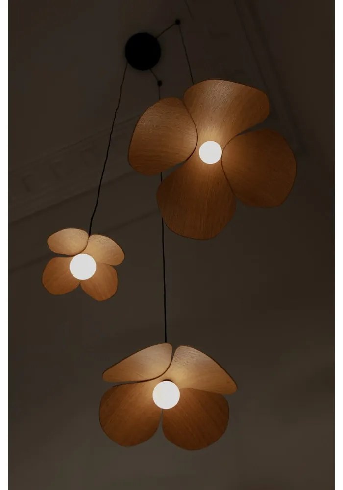 Абажур от дъбово дърво в естествен цвят ø 28 cm Forget Me Not - UMAGE