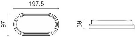 Аплика LED 56-23 x 10,4 x 3,9 См.