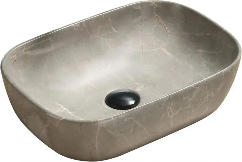 Mexen Rita мивка за плот 45 x 32 cm, бежов камък - 21084597
