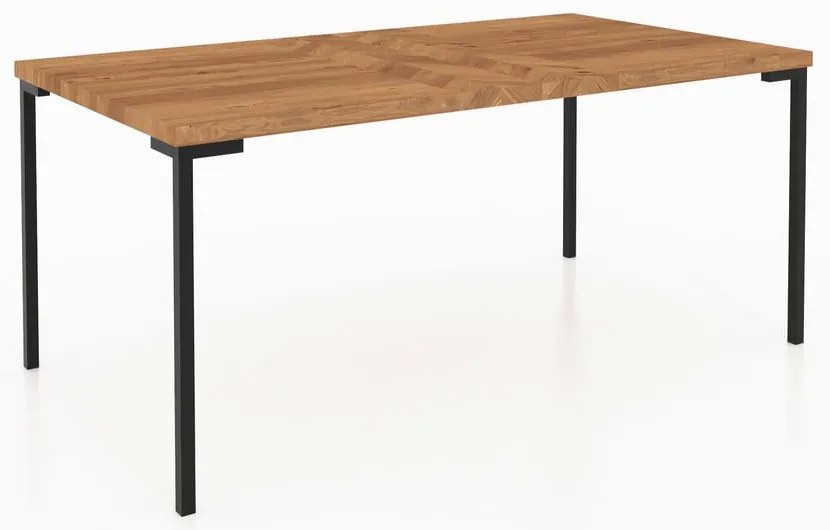 Дъбова маса за хранене 90x200 cm Abies - The Beds