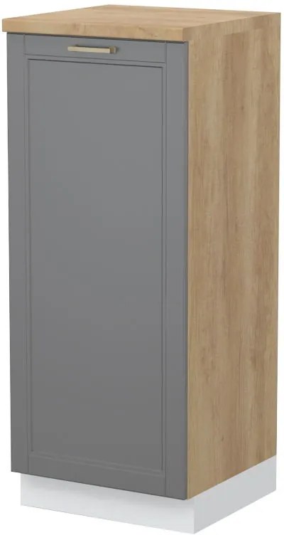 Подов шкаф Висок Tahoma K14-60-1KF-Oak - Graphite