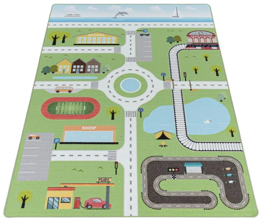 Зелен детски килим 80x120 cm Play – Ayyildiz Carpets