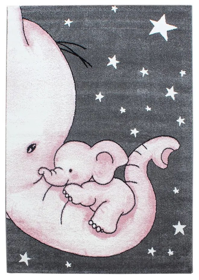 Розово-сив детски килим 160x230 cm Kids – Ayyildiz Carpets