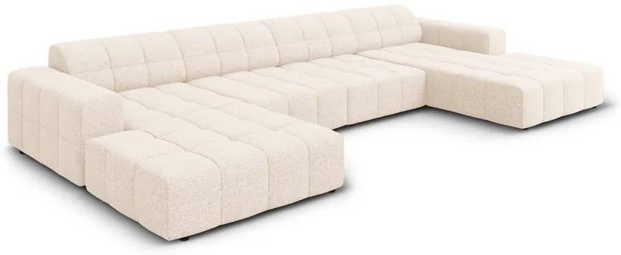 Кремав ъглов диван (U-образен) Chicago - Cosmopolitan Design