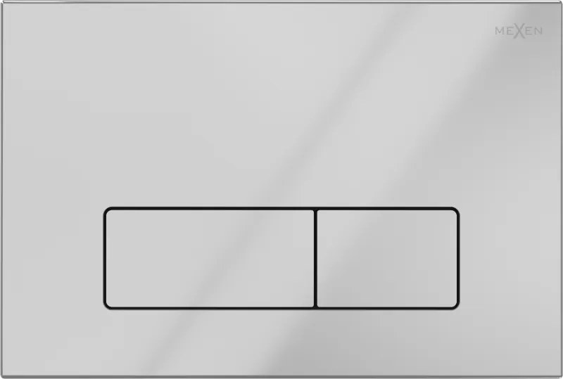 Mexen Fenix 13 бутон за изплакване Slim, лъскав хром - 601301