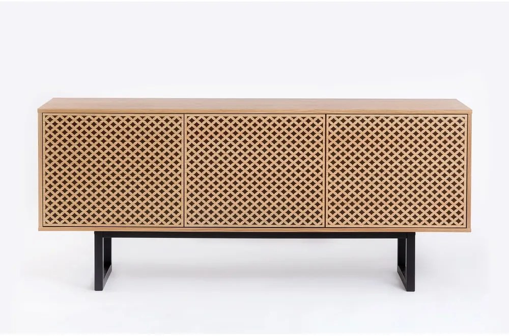 Комод от дъб Camden Diamond, 175 x 75 cm Mora - Woodman