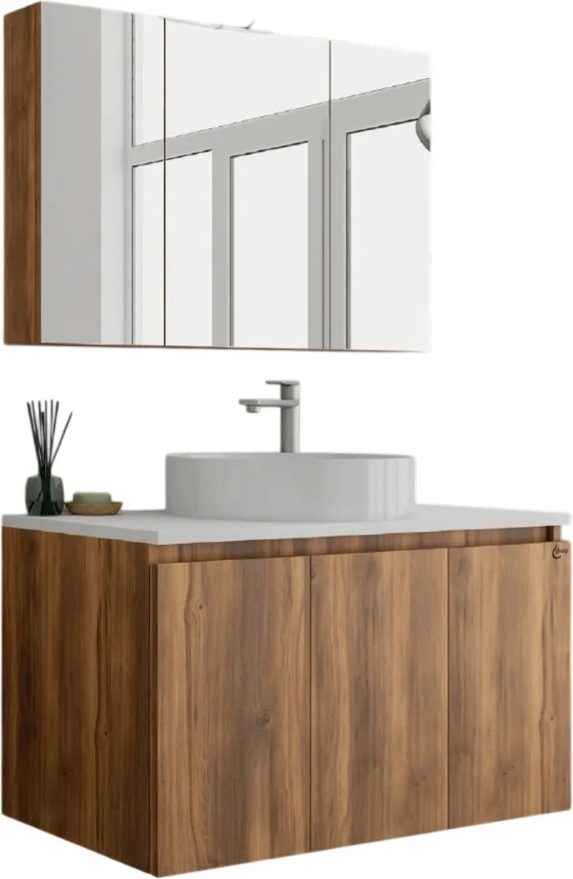 Комплект за баня Drop Verona 100 II-кафяв