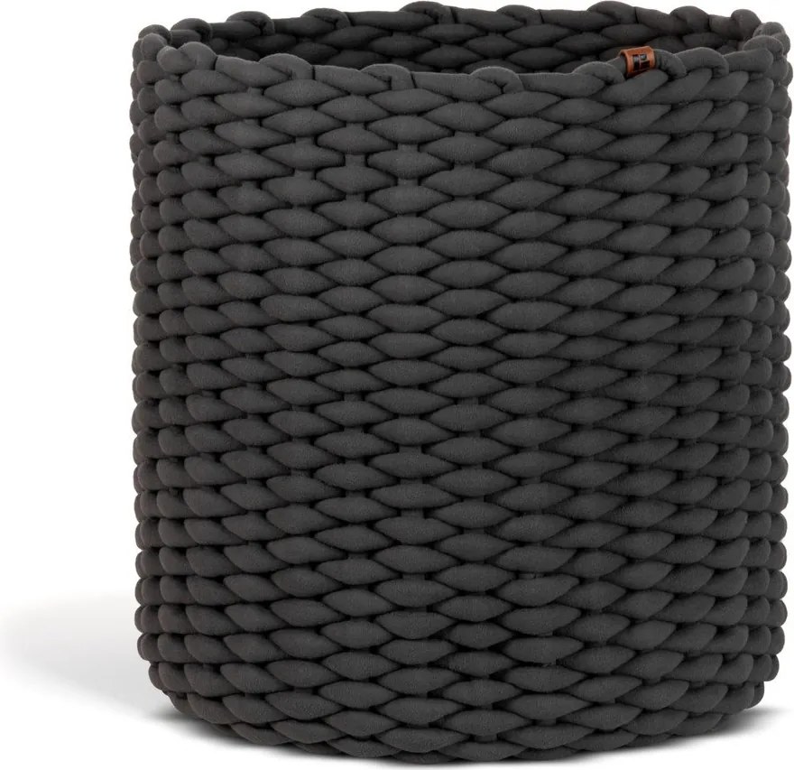 Текстилна кошница ø 40x40 cm Peach Skin Round XL – Bigso