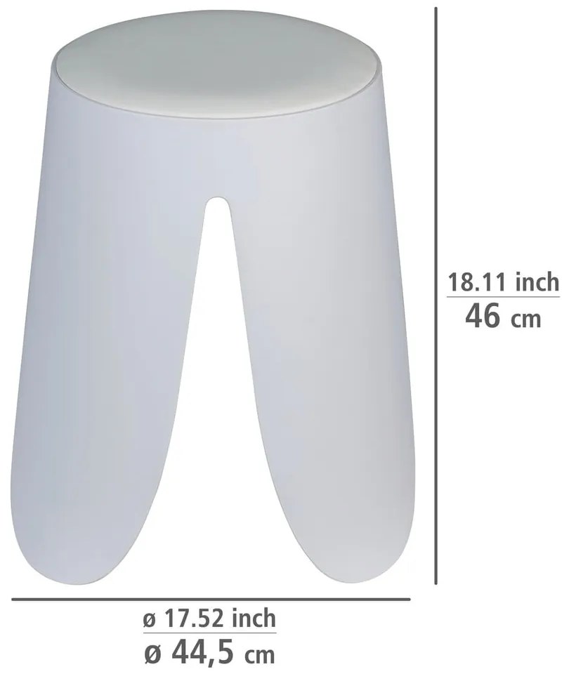 Бял пластмасов стол Comiso – Wenko