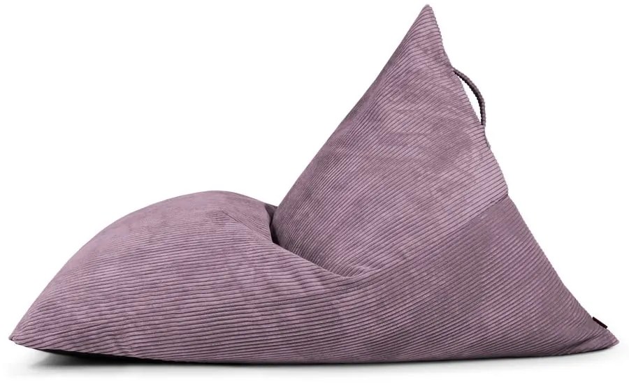 Лилав пуф от рипсено кадифе Razzmatazz – SLOWDOWN