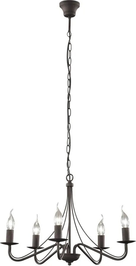 Метално висящо осветително тяло в бронзов цвят ø 55 cm Country – Reality