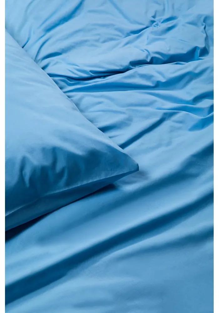 Морско синьо памучно спално бельо за двойно легло , 160 x 200 cm - Bonami Selection