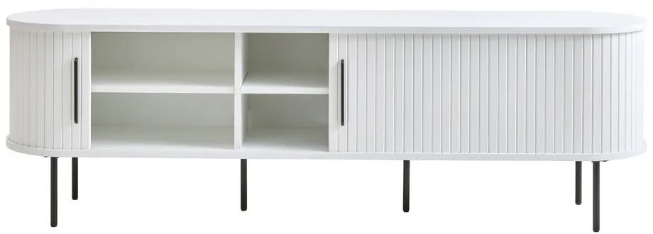 Бяла маса за телевизор 180x56x45 cm Nola – Unique Furniture