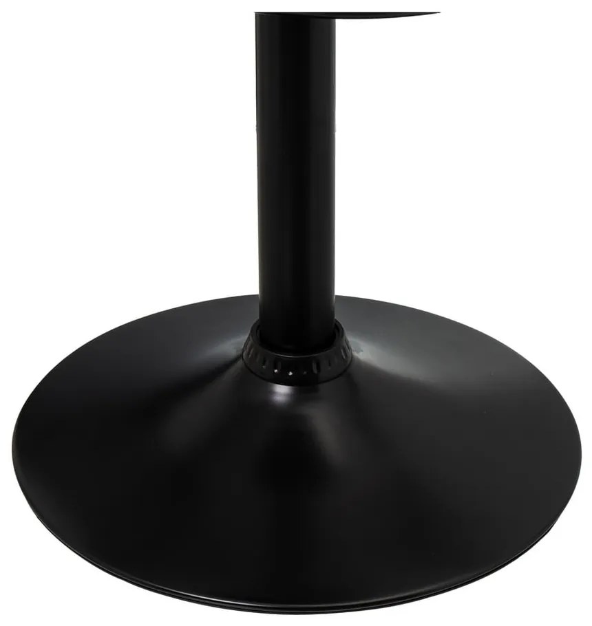 Черни бар столове в комплект от 2 бр. с регулируема височина от имитация на кожа (височина на седалката 72 cm) – Casa Selección