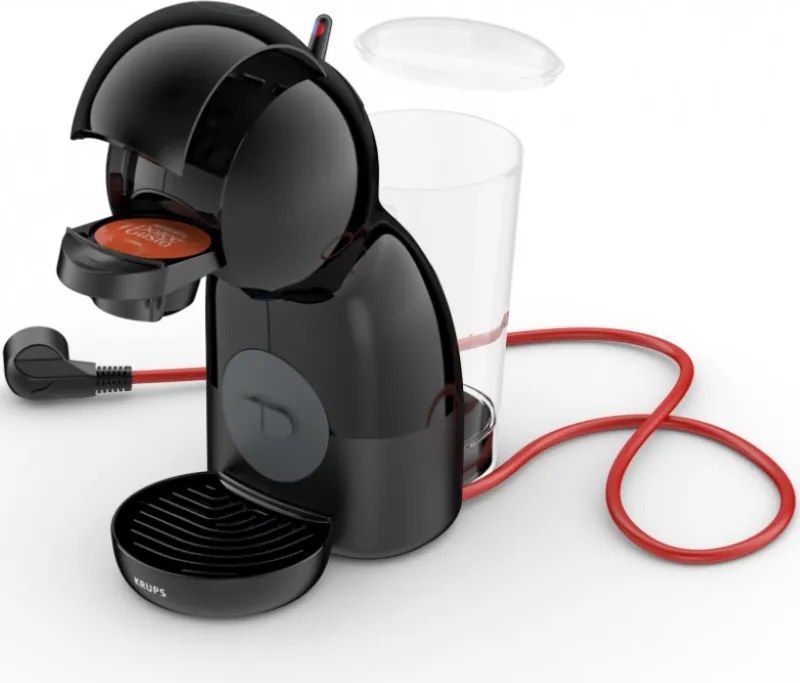 Еспресо машина Krups PICCOLO XS KP1A3B10, 1500W, 15 bar, 0.8 л, Работа с NESCAFÉ® Dolce Gusto® капсули, ECO, Черен