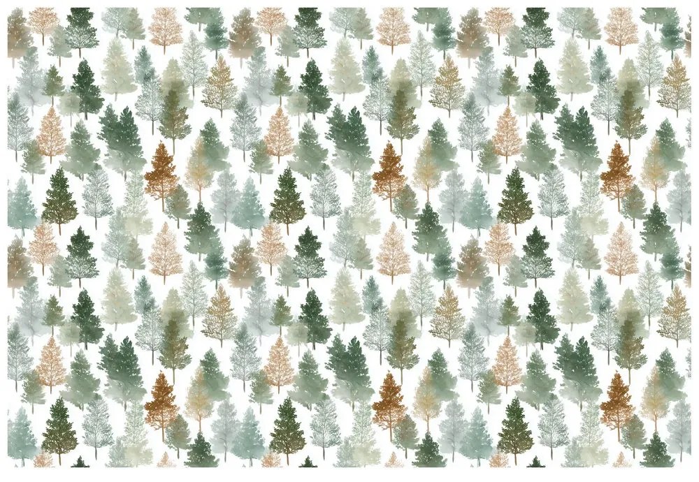 Тапет – Пъстроцветни горски дървета