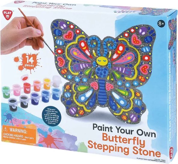 PlayGo - Каменна Пеперуда за Оцветяване 78363